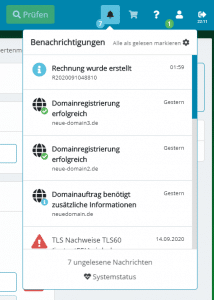 Benachrichtigungsfenster