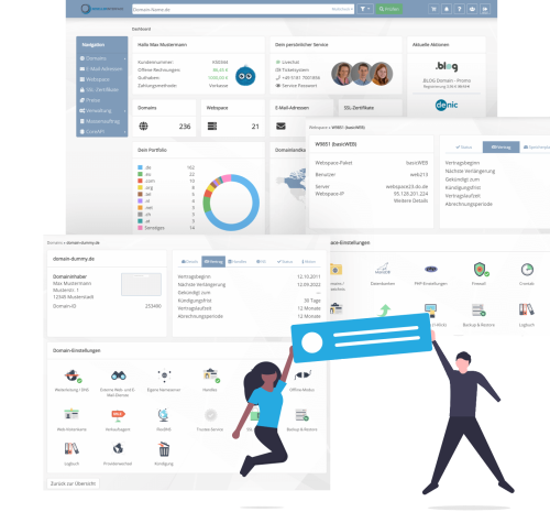 Optischer Überblick über unser Interface